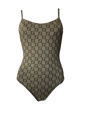 Vintage Fendi FF Monogram One-Piece Swimsuit